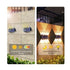 Outdoor LED Solar Wall Light-Warm White