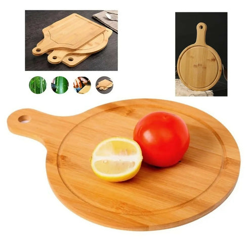 Pizza Fruit Cutting Board with Handle
