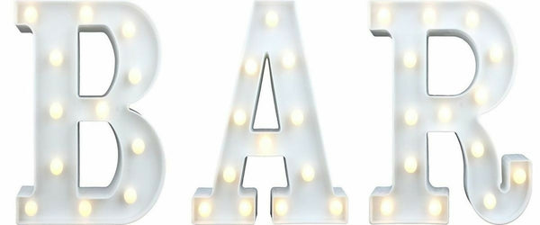 LED Letter Lights - BAR