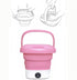 Foldable Compact Washing Machine -Pink