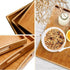 Multi-use Bamboo Wood Serving Tray Set