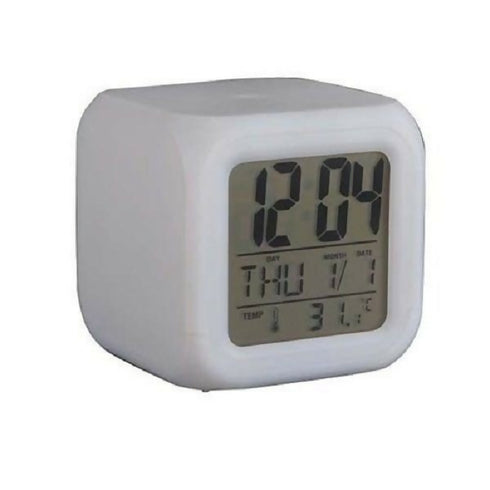 7 Color LED Change Digital Glowing Alarm Clock