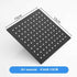 Black square shower top spray 6 inches