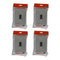 Single Lever Wall Switch - Steel Cover (Set Of 4)