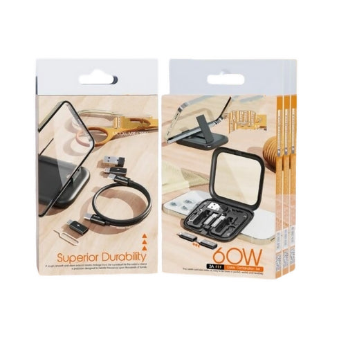 MX-CB161 60W All-in-One Superfast Charging/Data Cable Combination Set