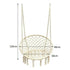 Indoor & Outdoor Modern Hammock Swing Lounge Chair Without Stand - Cream White