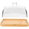 Bamboo Bread/Cake Tray with Acrylic Lid
