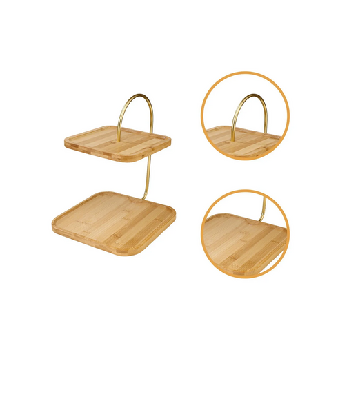 Bamboo Cupcake Stand