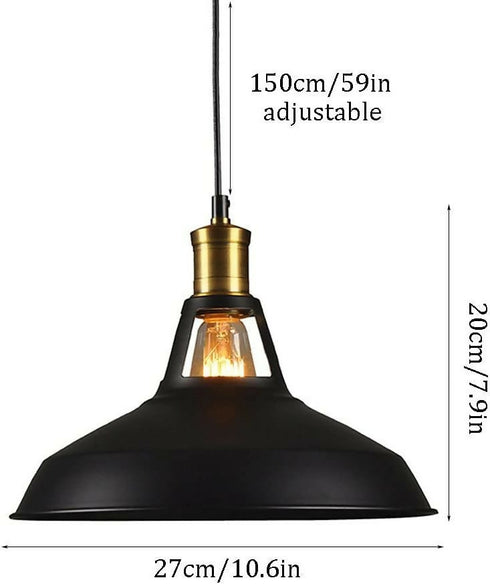 Simplicity Vintage Metal Pendant Light