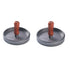 Burger Press with Wooden Handle - 2 Pack
