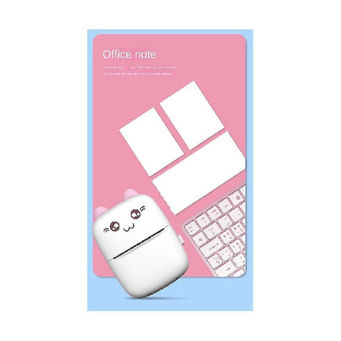 Mini Portable Bluetooth Printer-Pink