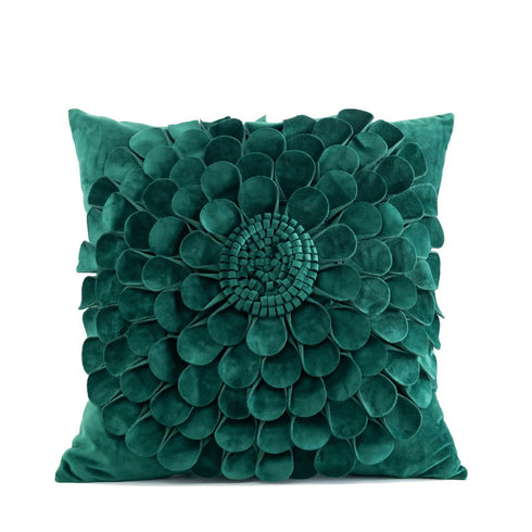 Petal Velvet Decorative Cushion Cover High Quality Custom Pillow