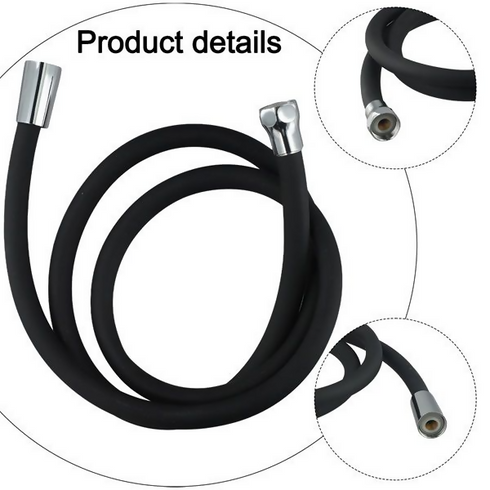 Flexible silicone shower hose 1.5m