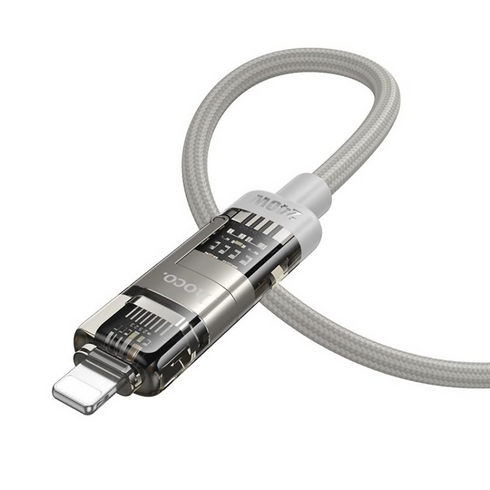 4-in-1 240W USB-C & Lightning Fast Charging Cable Compatible with Multiple