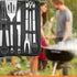 Camping Braai BBQ Tools 9 Piece Set