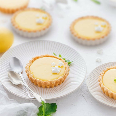 Round Baking Pans Cheesecake Pan Cake Pans Quiche Pans Non-Stick Flange Pan Removable Mini Cake Pan Set Fluted Round Cake Pan