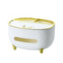Decorative Tissue Box with Storage Compartment