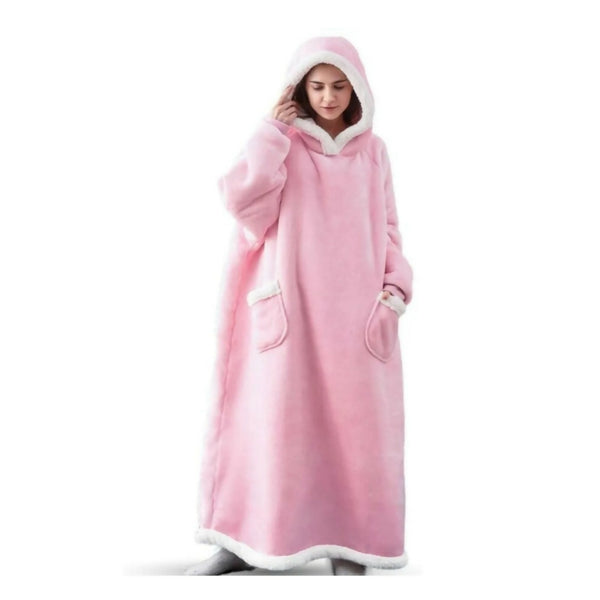 Oversized Sherpa Hoodie Blanket for Women and Men