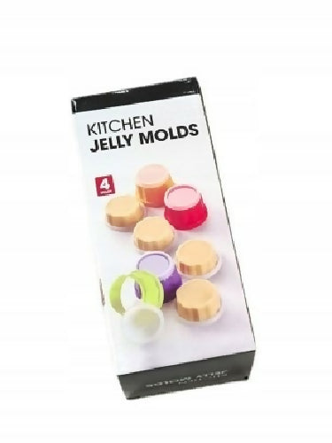 JELLY MOULDS DESSERT PUDDING 4 PCS