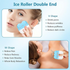 Ice roller facial massager