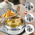 Stainless Steel Deep Fryer Pot with Thermometer