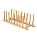 Bamboo set Dish Plate Drain Rack Kitche