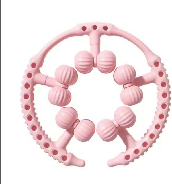 20-Wheel Leg Clamp Massager - Muscle Relaxation for Legs and Arms