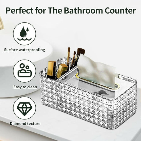 Tissue Box Napkin Holder - transparent