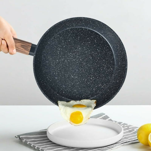 7Piece Nonstick Marble Coated Forged Aluminum Cookware Set