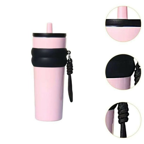 Insulated Straw Water Bottle