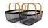 Rectangular Metal Fruit and Vegetable Shopping Basket