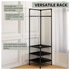 Corner Coat Rack