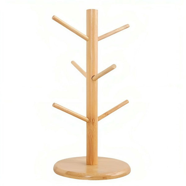 Coffee Mug Bamboo Holder