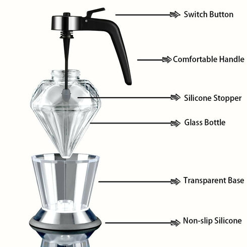Diamond oil pot