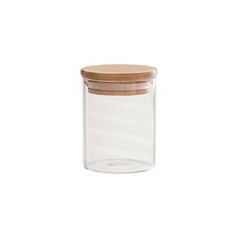 Borosilicate glass storage jar