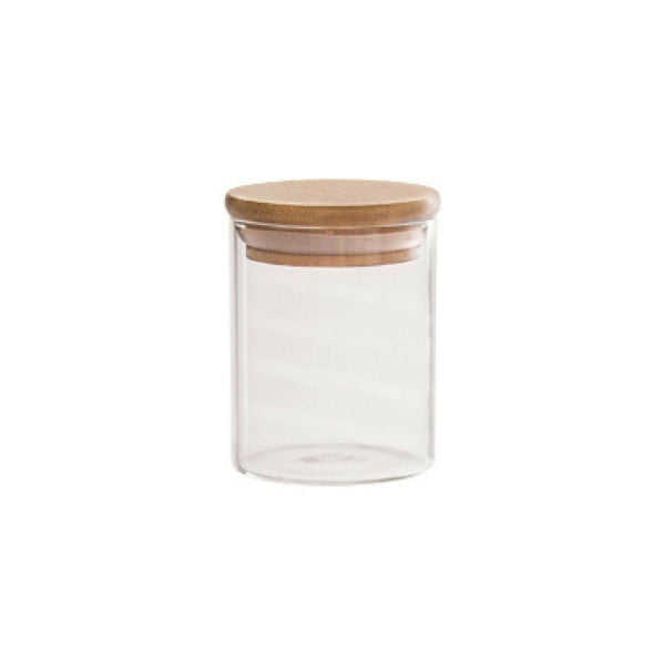Borosilicate glass storage jar