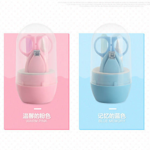 4-Piece Stainless Steel Baby Nail Clipper Set.