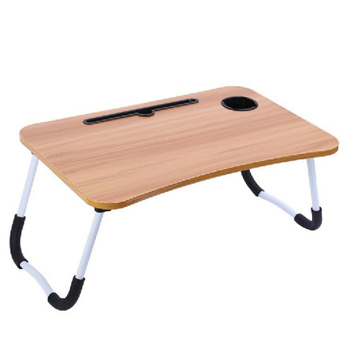 Folding Laptop Table, Multi-function Folding Wooden Table
