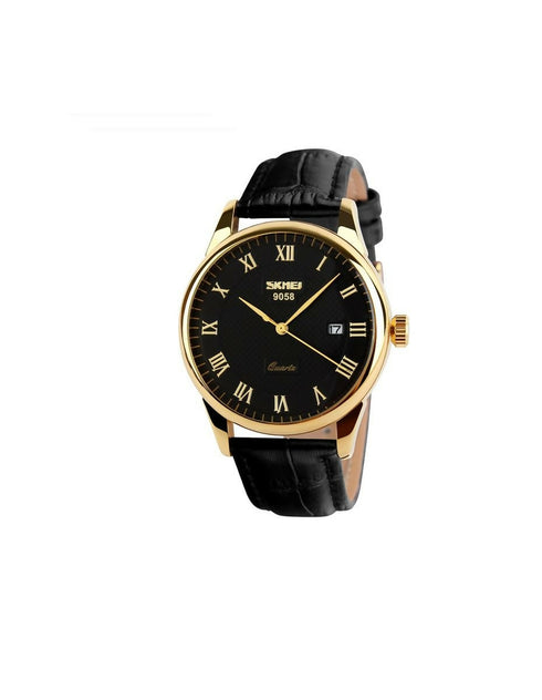 Ladies Leather Quartz Waterproof Watch