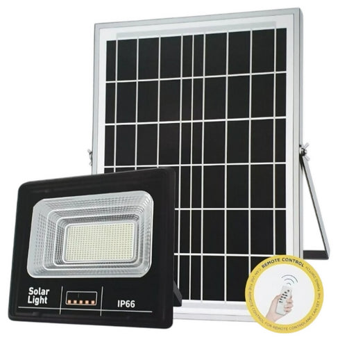 50W Solar LED Outside Flood Light with Remote control
