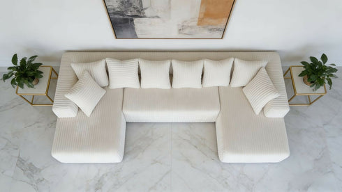 Modern Minimalist Light Luxury Full-Compressed Memory Foam Sofa