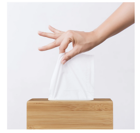 Eco-Friendly Bamboo Tissue Box - 2 Pack