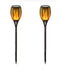 2 Pack - Solar Outdoor Garden Torch Flame Light