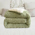 5 Piece Set - Bedding Thicken Lamb Cashmere Blanket - Double/Queen