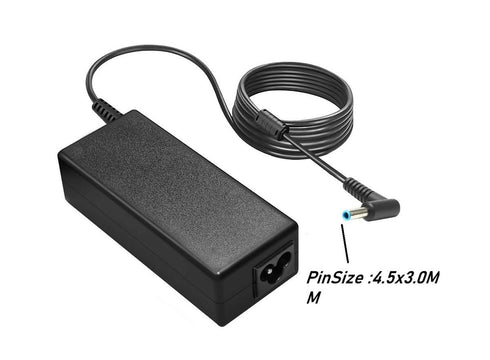 Replacement Laptop Charger for HP 4.5×3.0mm Blue Tip - 19.5V Power Adapter
