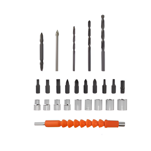 Cordless Rechargeable Lithium-Ion Drill and Screwdriver Set