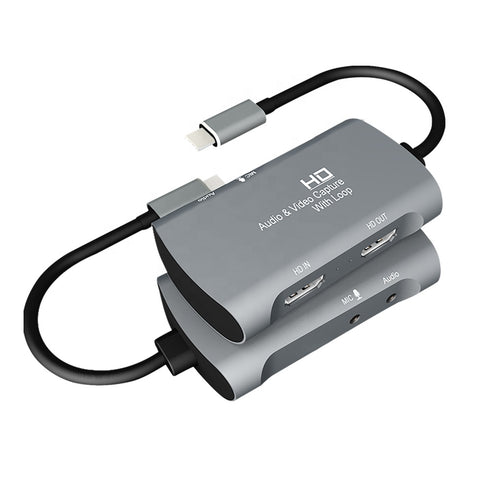 Type-c Video Capture Card - USB-C to HDMI capture Card - HD 1080P HDMI Video Capture Card