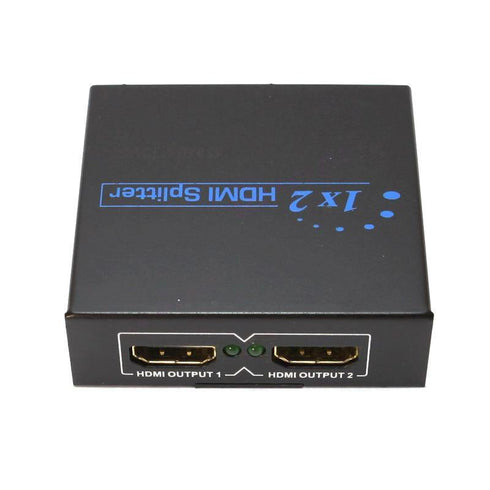 1 to 2 HDMI Splitter Adapter Converter for HDTV, 3D, TV, PC Computer Laptop