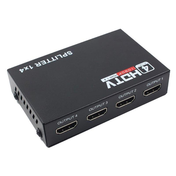 1 to 4 HDMI Splitter Adapter Converter for HDTV, 3D, TV, PC Computer Laptop - WooTech Online Shopping In SA