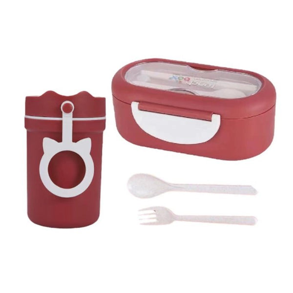 1000 ml Lunch Box With 330 ml Soup Cup And Cover Seal - WooTech Online Shopping In SA